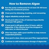 image:imageIn The Swim Algaecide 60 Plus for Swimming Pools  1 Gallon  NonMetallic Low Odor NonFoaming Algae Bloom Preventative  Chlorine Sanitizer Compatible1 Quart
