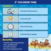 image:imageIn The Swim Chlorine and Shock Bundle for Sanitizing Swimming Pools  Includes 10 Pound Bucket of 3 Inch Stabilized Chlorine Tablets and 6 x 1 Pound Bags of 68 CalHypo Pool Shock25 Pound