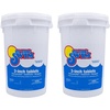 image:imageIn The Swim Chlorine and Shock Bundle for Sanitizing Swimming Pools  Includes 10 Pound Bucket of 3 Inch Stabilized Chlorine Tablets and 6 x 1 Pound Bags of 68 CalHypo Pool Shock100 Pound