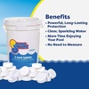 image:imageIn The Swim Chlorine and Shock Bundle for Sanitizing Swimming Pools  Includes 10 Pound Bucket of 3 Inch Stabilized Chlorine Tablets and 6 x 1 Pound Bags of 68 CalHypo Pool Shock10 Pound