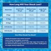 image:imageIn The Swim Chlorine and Shock Bundle for Sanitizing Swimming Pools  Includes 10 Pound Bucket of 3 Inch Stabilized Chlorine Tablets and 6 x 1 Pound Bags of 68 CalHypo Pool Shock10 Pound