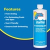 image:imageIn The Swim Clarifier for Swimming Pools  1 Gallon  Coagulates Debris To Clear Swimming Pool Water  Increases Filter Efficiency  Above Ground and Inground PoolsSingle 1 Quart