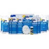 image:imageIn The Swim Pool Opening Chemical Start Up Kit for up to 15000 Gallons  Deluxe Spring Kit for Above Ground and InGround Swimming Pools  DiZap Shock Algaecide Clarifier and Stain AwayKit Only