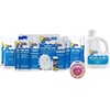 image:imageIn The Swim Pool Opening Chemical Start Up Kit for up to 15000 Gallons  Deluxe Spring Kit for Above Ground and InGround Swimming Pools  DiZap Shock Algaecide Clarifier and Stain AwayKit  Pill