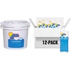 image:imageIn The Swim Pool Shock  68 CalHypo Granular Sanitizer  24 x 1 Pound  Powerful Pool Shock for InGround and Above Ground Pools  Defends Against Bacteria Algae and MicroorganismsShock  Chlorine