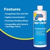 image:imageIn The Swim Super Clarifier  for Sand amp Cartridge Filters  1 Quart  FastActing Highly Concentrated Pool Water Clarifier for Crystal Clear Water amp Improved Filter Efficiency1 Quart