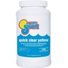 image:imageIn The Swim Yellow Algae Treatment Kit  Small Bundle  2Step Solution for Mustard Algae Removal  Includes 2 Pound Quick Clear Yellow  6 x 1 Pound CalHypo Pool ShockQCY