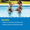 image:imageIn The Swim pH Reducer for Swimming Pools Spas and Hot Tubs  30 Pounds  Lowers Alkalinity  Prevents Cloudy Water  Balances Water  90 Sodium BisulfatepH Only