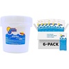 image:imageIn The Swim 4 Inch Chlorine Sticks  Individually Wrapped  10 Pounds  For Sanitizing Swimming Pools  Slow Dissolving Stabilized Chlorine Sanitizer  90 Available Chlorine 99 TrichlorChlorine  Shock