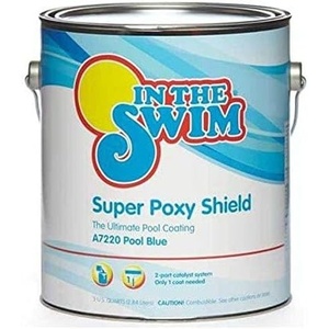 image:imageIn The Swim 1 Gallon Super Poxy Shield  EpoxyBase High Gloss Swimming Pool Paint  Long Lasting Stain Resistant