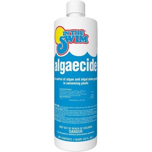 image:imageIn The Swim Algaecide  Green and Yellow Algae Prevention  1 Quart  NonClouding NonFoaming Formula  10 Quaternary Compound  for Swimming Pools