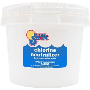 image:imageIn The Swim Chlorine Neutralizer for Swimming Pools  40 Pounds  Quickly Reduces Chlorine Sanitizer Levels  90 Sodium Thiosulfate15 Pound