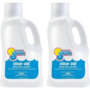 image:imageIn The Swim Clear Aid Pool Water Clarifier  2 Pack of 2 Liter 4L Total  Simplifies Pool Maintenance amp Restores Clarity2Pack 2 Liter