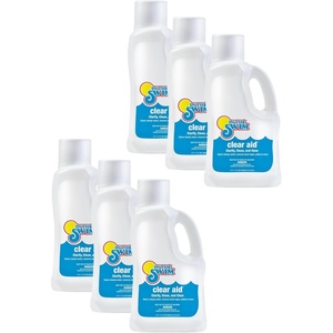 image:imageIn The Swim Clear Aid Pool Water Clarifier  2 Pack of 2 Liter 4L Total  Simplifies Pool Maintenance amp Restores Clarity6Pack 2 Liter