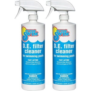 image:imageIn The Swim DE Filter Cleaner  1 Quart  Removes Oil and Grease From Your Filter Element2Pack