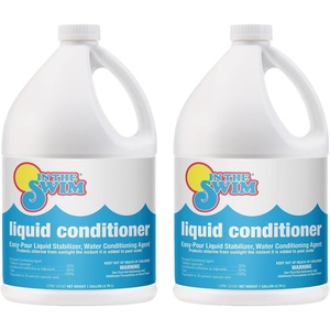 image:imageIn The Swim Liquid ConditionerChlorine Stabilizer  2 Gallons  FastDissolving pHNeutral Stabilizer for LongLasting Water Chemistry Protection2Pack 1 Gallon