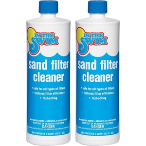 image:imageIn The Swim Liquid Sand Filter Cleaner  1 Quart  FastActing Concentrated Formula for Improved Pool Water Filtration2Pack