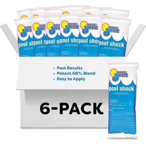 image:imageIn The Swim Pool Shock  68 CalHypo Granular Sanitizer  24 x 1 Pound  Powerful Pool Shock for InGround and Above Ground Pools  Defends Against Bacteria Algae and MicroorganismsShock