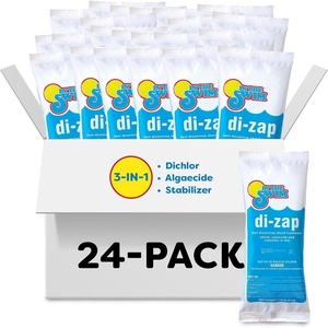 image:imageIn The Swim Premium 3in1 Pool Shock  DiZap  24 x 1 Pound Bags  Contains Dichlor Algaecide and Stabilizer24 x 1 Pound