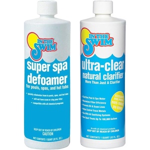 image:imageIn The Swim Ultra 4in1 Clarifier  1 Quart  Swimming Pool amp Pond Water Clarifier with Advanced ParticleBinding FormulaClarifier  Defoamer