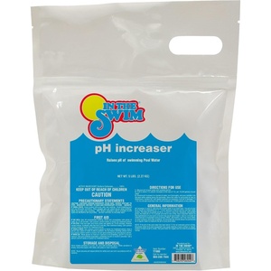 image:imageIn The Swim pH Increaser for Pools  45 Pounds  Granular 100 Sodium Carbonate Soda Ash to Raise pH Up5 Pound