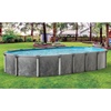 image:imageIn The Swim 15x 24 Oval Above Ground Swimming Pool  Epic Package  Featuring Sand Filter Pump System and AFrame LadderEmotion