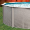 image:imageIn The Swim 15x 24 Oval Above Ground Swimming Pool  Epic Package  Featuring Sand Filter Pump System and AFrame LadderFreestyle
