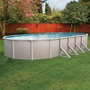 image:imageIn The Swim 15x 24 Oval Above Ground Swimming Pool  Epic Package  Featuring Sand Filter Pump System and AFrame LadderFreestyle