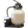 image:imageIn The Swim 30 Round Above Ground Swimming Pool  Marina Package  Featuring Sand Filter Pump System and AFrame LadderMarina
