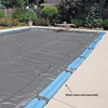 image:imageIn The Swim Silver 25 x 45 Rectangle Inground Winter Cover  Super Polar Plus  16 Year  12 x 12 Scrim18 x 36