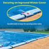 image:imageIn The Swim Silver 25 x 45 Rectangle Inground Winter Cover  Super Polar Plus  16 Year  12 x 12 Scrim30 x 50