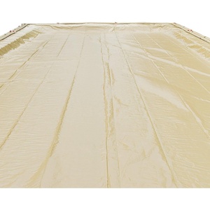 image:imageIn The Swim Silver 25 x 45 Rectangle Inground Winter Cover  Super Polar Plus  16 Year  12 x 12 Scrim30 x 50