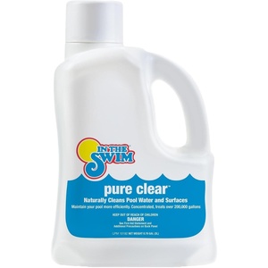 image:imageIn The Swim No Phos  Phosphate Remover  4Pack of 3 Liters 12L Total  Tagets and Eliminates Problem Causing Phosphates  Just Pour Into the Skimmer and Run the FilterPure Clear